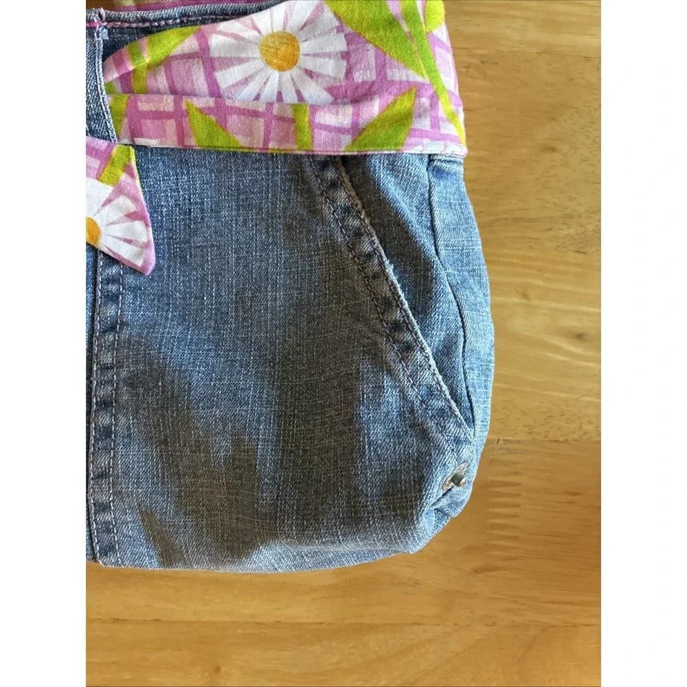 Handmade Jean Purse Unique Boho Hippie Y2K
